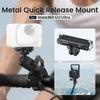For Insta360 Go Ultra Quick Release Base Adapter Magnetic Metal Extension Mount Holder Bracket Sports Camera Accessories