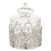Ensemble de 12 pots à bonbons décoratifs Élégant récipient à sucre avec couvercle amovible Élégants organisateurs de bijoux pour femmes et filles