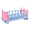 Pretend Play Baby Doll Rocking Bed Infant Carriage Doll Rocking Crib Baby Bed Cradle  Girls Gift
