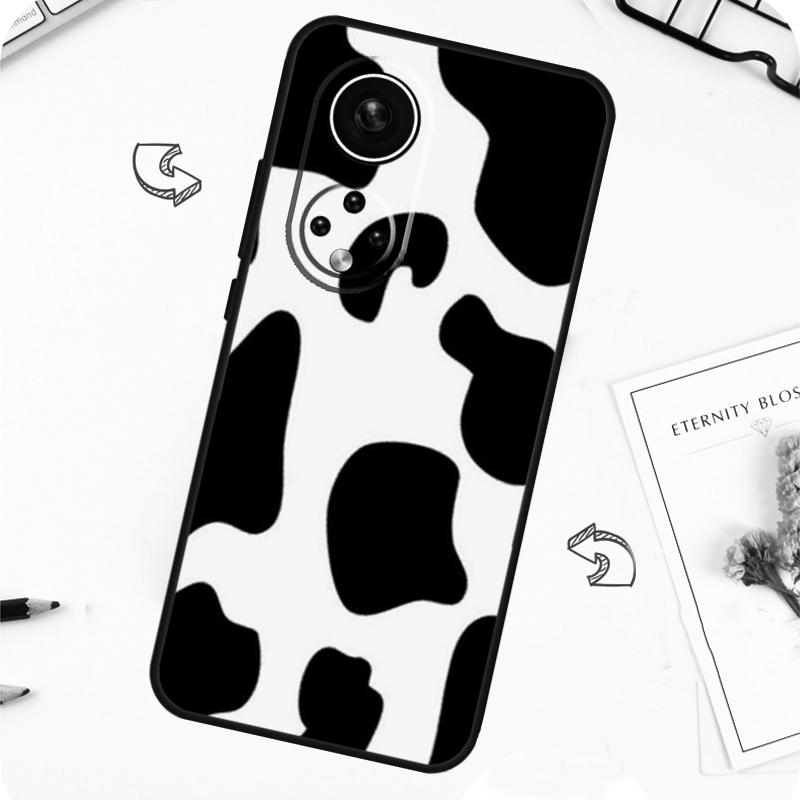 Spotted Cow Skin Print Case For Honor Magic 7 Pro 5 6 Lite Honor 200 Pro 50 70 90 X8b X9a X8a X8 X9 X9c X9b Cover