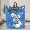 Cartoon D-Diddl Rat Cute Blanket Flannel  Winter  Breathable Lightweight Throw Blanket for Home Couch Quilt