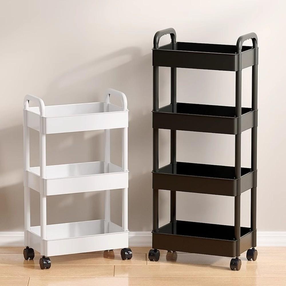 Large Capacity Mobile Trolley Storage Rack Convenient Kitchen Storage Rack  Kitchen