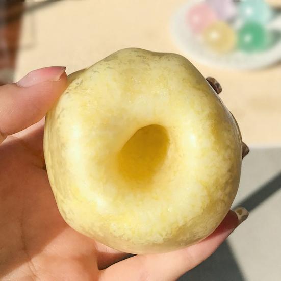 Slow-Rising Coconut Oil Squeeze Toy Moldable TPR Fidget with Realistic Texture Portable Stress Reliever for Kids Adults Decompression Gift