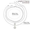 Vintage Goth Imitation-Pearl Coin Pendant Choker Necklace for Men Fashion Statement Punk Snake Chain Grunge Jewelry Steampunk