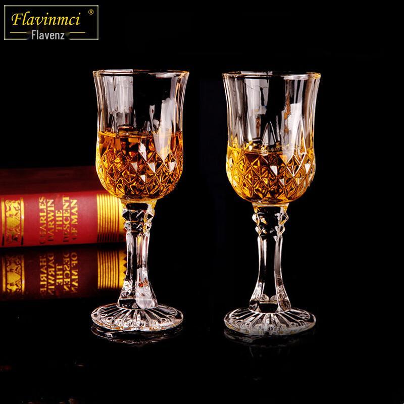 Flavinmci 2 European Crystal Wine Glass Set