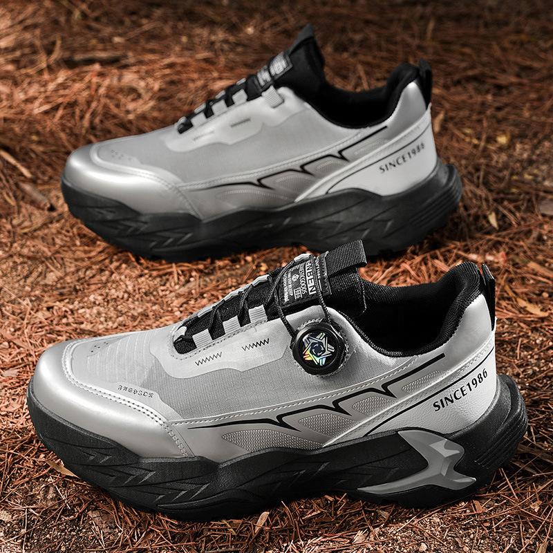 Fashion Men's Shoes 2025 New Spring Breathable Mesh Anti Slip Fashion Work Thick Soled Casual Sports Shoes Comfortable Slip on Sneakers
