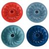 MDNG Red Large Hollow Silicone Chiffon Cake Molds