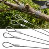 1/10M Stainless Steel Wire Canopy Rope DIY Pull Cord Wire Ropes Fishing Lifting Cable Hanging Clothes Rustproof Hardware Tools