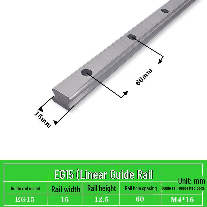 Precision Linear Guide Block Assembly EGH/EGW Series (15-65) CA SC