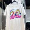 Sailor Moon Girl Warrior Classic Anime Trendy Brand Short Sleeved T-shirt Ins Versatile American Couple Cotton Tee