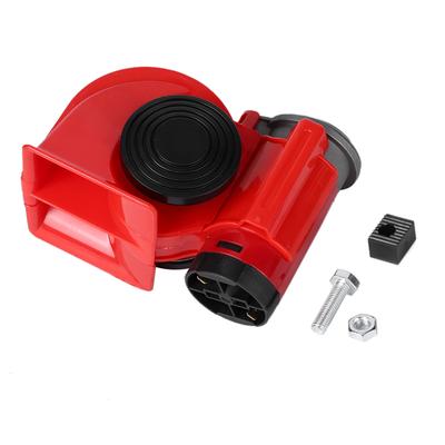 Alarme Buzina de Ar Compacta Alta 12V 120dB Carro Moto Trombeta Caracol