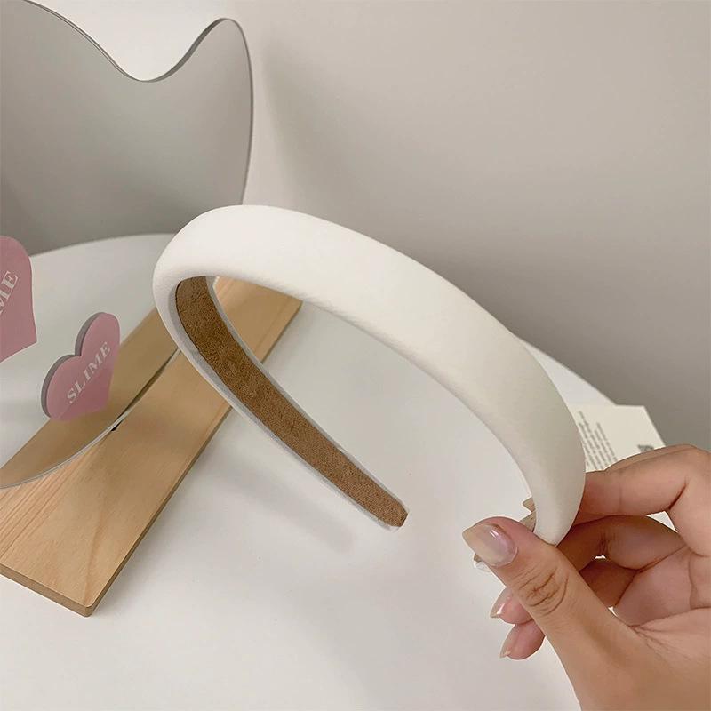 Candy Color Sponge Hair Tie Headband Women's French Style Hair Accessories - Knotted Hairpin Jewelry