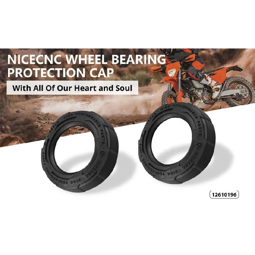 NICECNC For KTM EXC 300 EXC-F 350 SX 125 SX-F 450 XC-W XC XCF 2016-2023 Husqvarna GasGas Front Rear Wheel Bearing Protection Cap