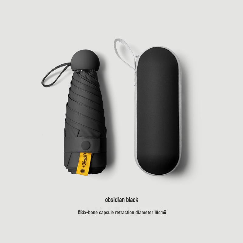 50% Off Women's Portable Sun Umbrella - Anti-UV, Manual Folding, Rain or Shine Parasol