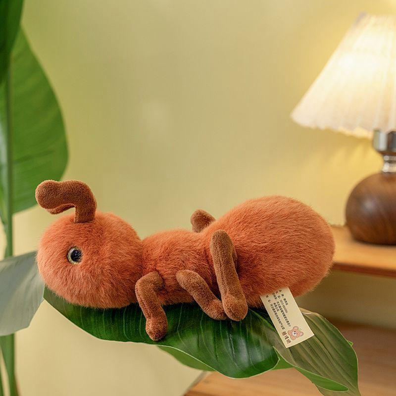 20cm Cute Brown Creative Insect Ant Plush Toy Soft and Funny Animal Ant Doll Perfect for Children's Festival and Birthday Gift