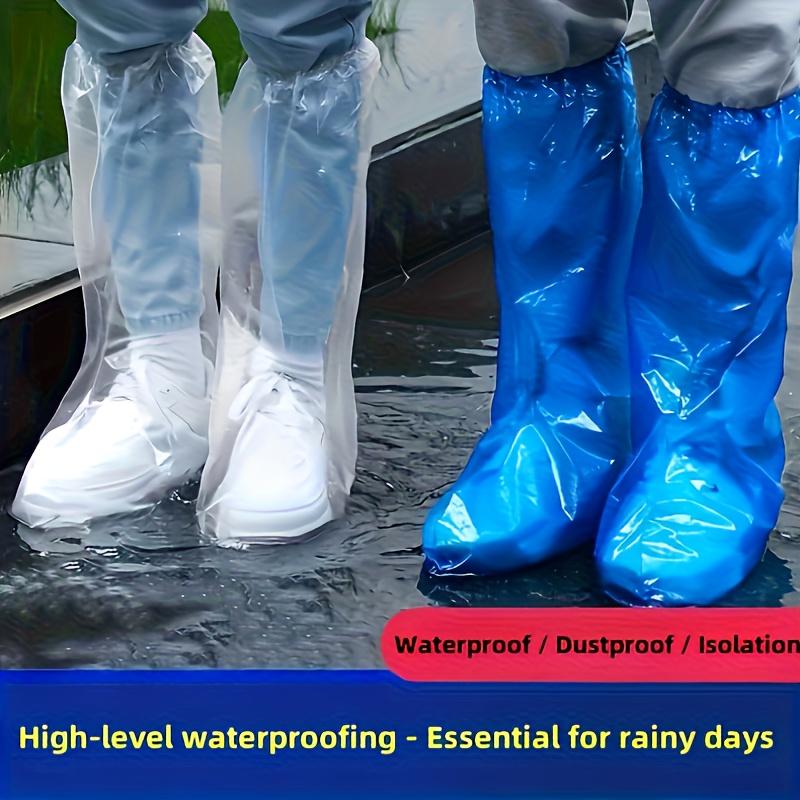 30pcs Set of Waterproof Shoe Covers - Durable, Thick, Transparent Shoe Covers, Essential for Outdoor Activities on Rainy Days - Easy to Put on And