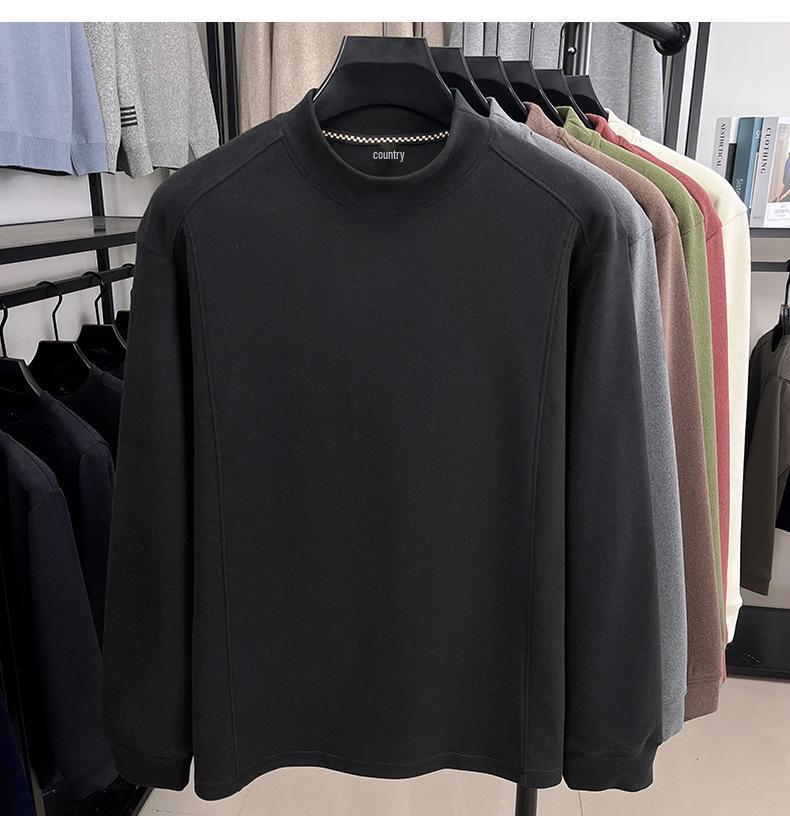 Men's Thickened 520g German Fleece Hoodie - Heavyweight, Warm, Casual Long Sleeve Base Layer for Autumn/Winter 2025