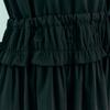 Maxza Ruffle Shirring String Loose Fit Long Dress Zc08qp501on