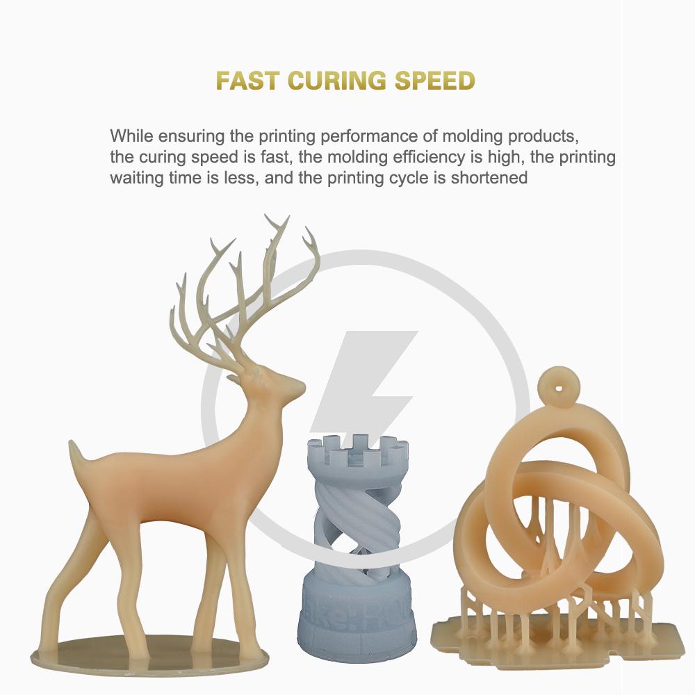 eSUN Plant_based Rapid Resin 405nm LCD UV_Curing Resin Material Low Odor High Toughness Quick