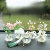 Crystal Lucky Fruit Car Decoration Set - Creative Car Interior Decor Item - Car Central Console Decoration Matching