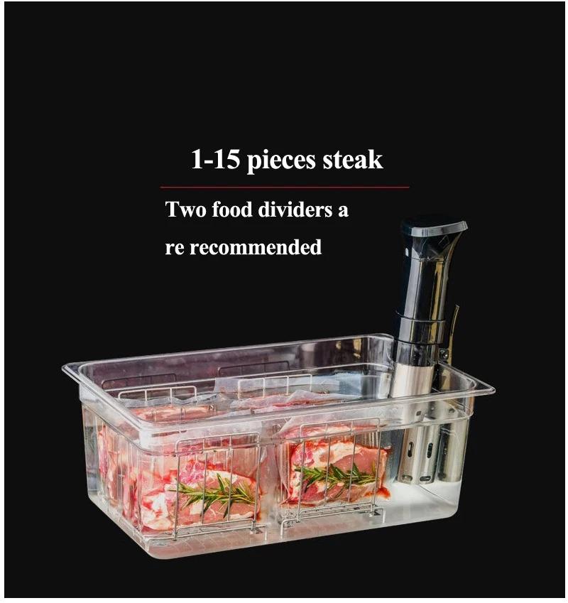 25L BPA-vrije Sous Vide Kookcontainer met Deksel - Hittebestendig voor Precieze Maaltijden op Lage Temperatuur (Past op de meeste dompelcirculators)