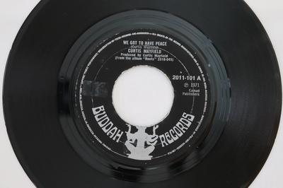 7-Zoll-Schallplatte CURTIS MAYFIELD - We Got To Have Peace 2011101 Buddah Records 1971 UK Soul/Funk Gebraucht