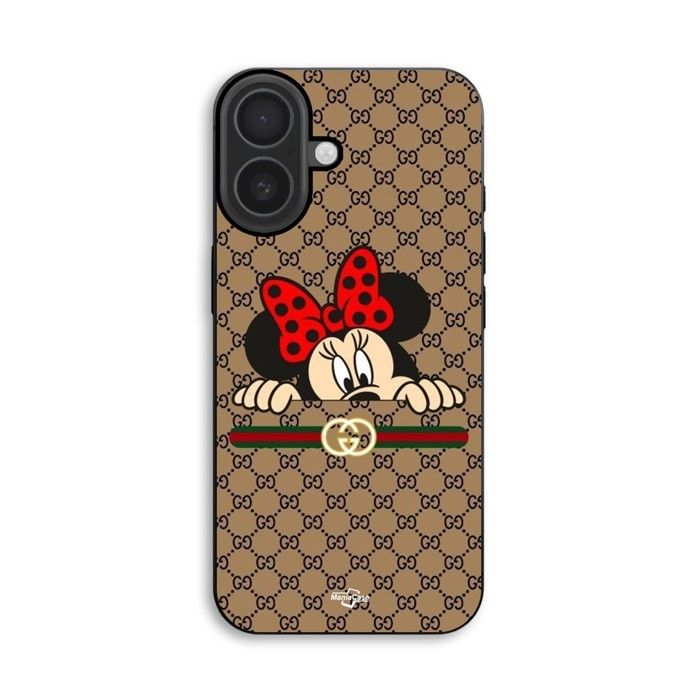 Hülle Für iPhone 18 Minnie Gucci Maniacase schwarz