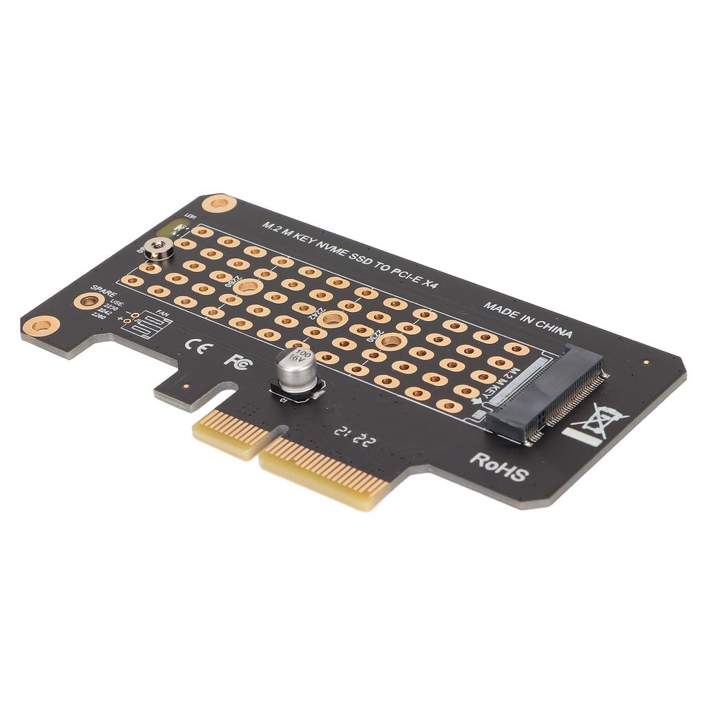 M.2 to PCIE3.0 Riser Card PH41X4A Full Height Bezel NVME M.2 to PCIE3.0 Adapter Card for Windows for OS for Linux