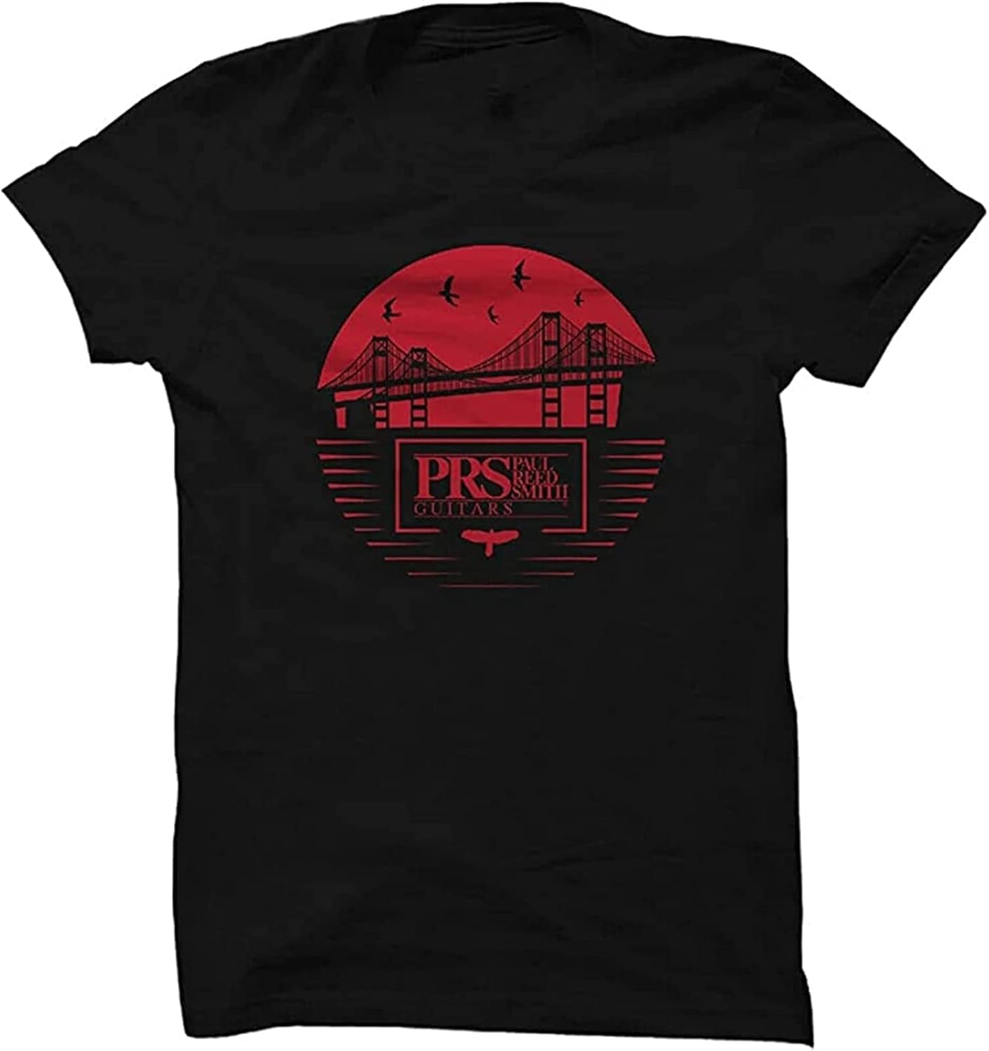 PRS Paul Reed Smith Bay Bridge Tee Mens Men T Shirt Size M чёрный