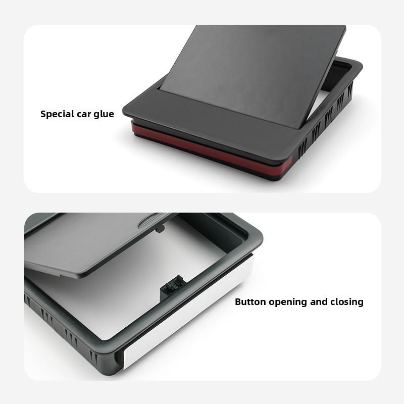 For Tesla Model 3 Y 2017~2026 Car Hidden Storage Box Model 3 Highland Y Juniper Center Console Armrest Organizer Box Accessories