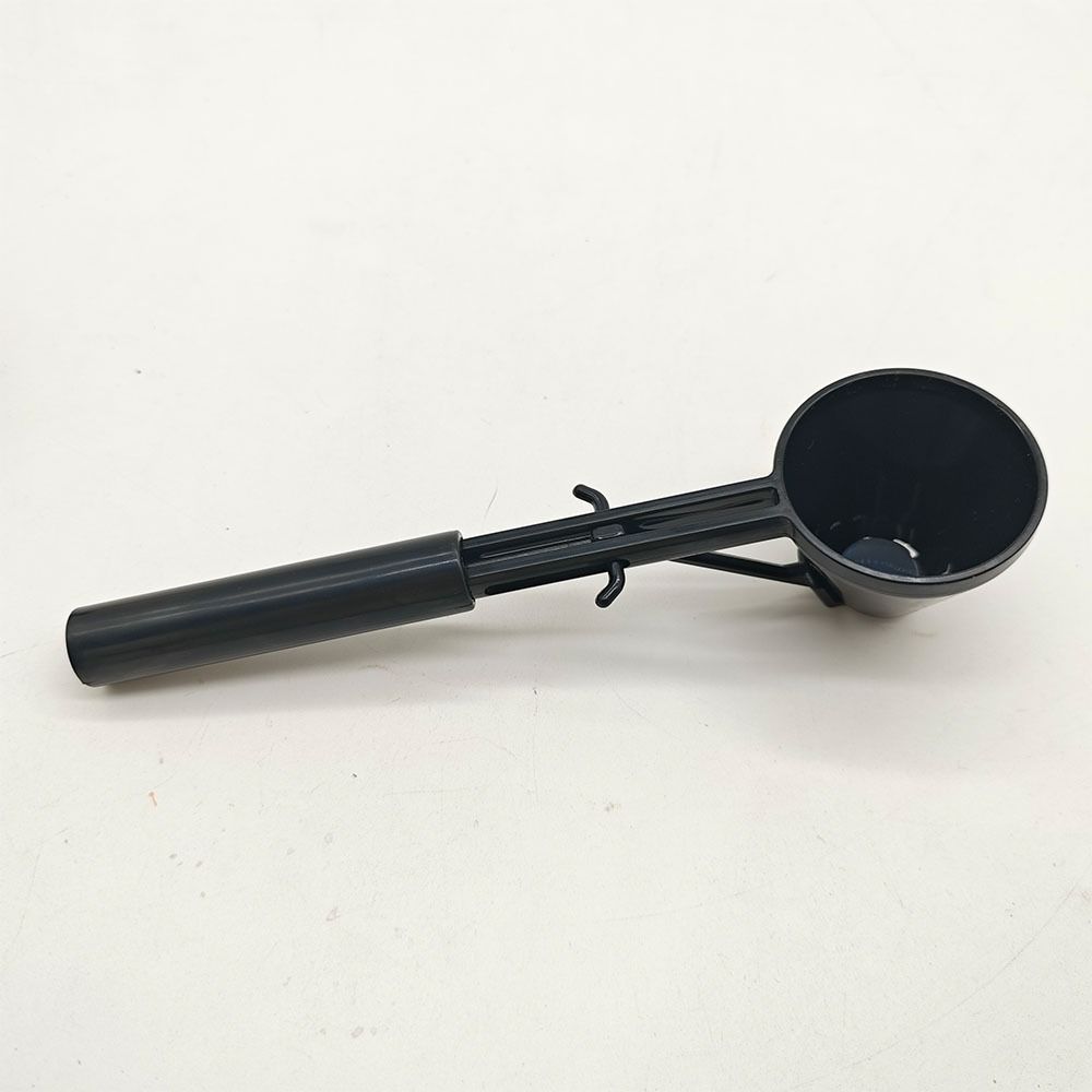 New Flling Coffee Scoop Funnel Sliding Design Long Handle Funnel Spoon Reusable Powder Funnel Scoop Kitchen Gadgets
