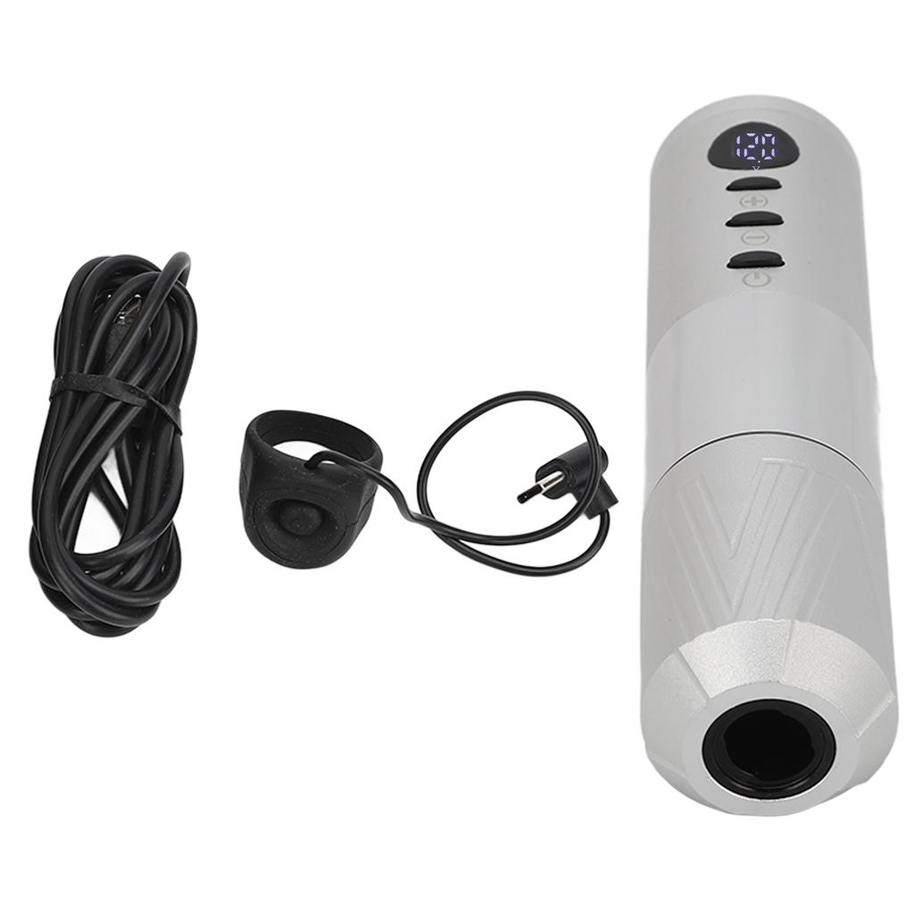 Wireless Tattoo Machine Battery Pen 1450mAh LED Screen Rotary Tattoo Cartridges Pen for Liner