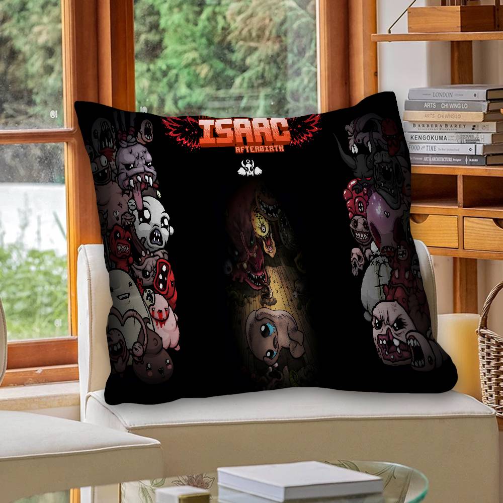 Game The Binding Of Isaac Cushion Cover Car Throw Pillow Case For Sofa Car Christmas Gift 40x40cm 45x45cm