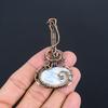 Blue Scheelite 999 Copper Wire Wrapped Pendant, Handmade Gemstone Pendant Jewelry, Gifts For Wife Brand New Pendant