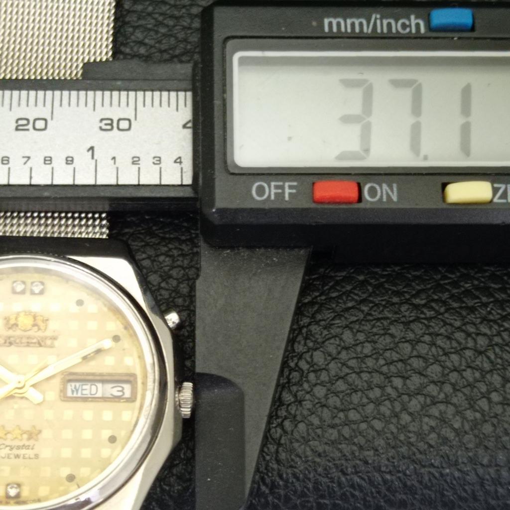 VINTAGE ORIENT CRYSTAL AUTOMATIC JAPAN MENS ORIGINAL DIAL WATCH a500747-5 R154-a500747