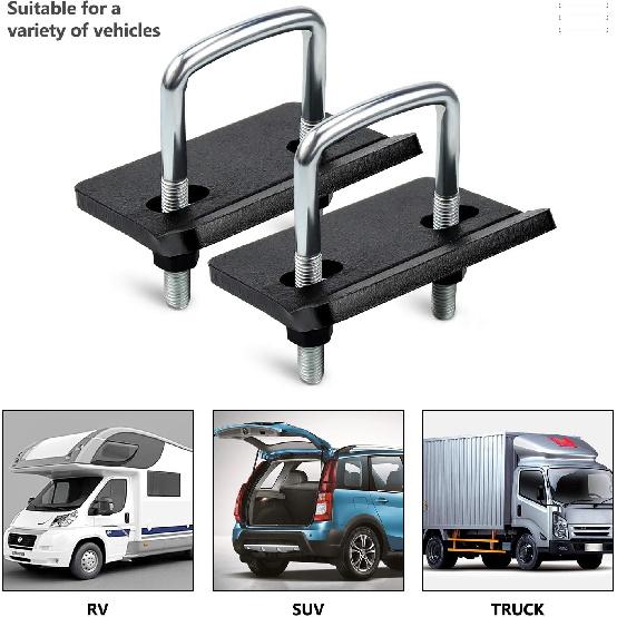 Cenipar Hitch Tightener Anti-Rattle Stabilizer For 1.25" And 2" Hitches Used In Heavy Duty Steel Trailer,Hitch Tightener Clamp Eliminating Rocking