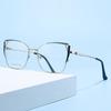 M European and American gold silk fashion trend retro ins lady beautiful flat glasses can be matched with myopia glasses