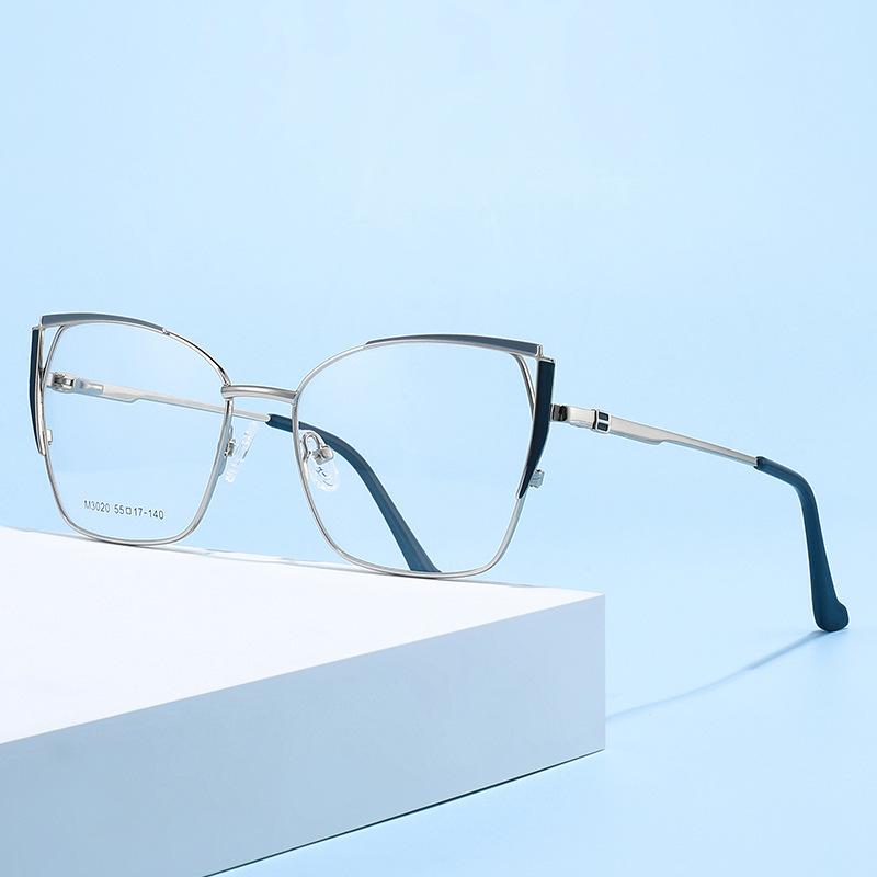 M European and American gold silk fashion trend retro ins lady beautiful flat glasses can be matched with myopia glasses