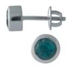 Cercei din argint cu topaz albastru din Londra 0,7 ct (2007937)