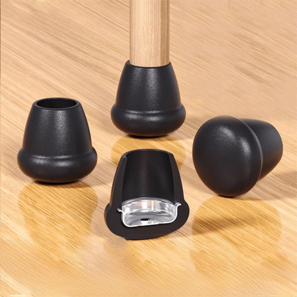 4PCS Wear-resistant Chair Leg Floor Protector Furniture Table Feet Protective Pad Hardwood Flooring