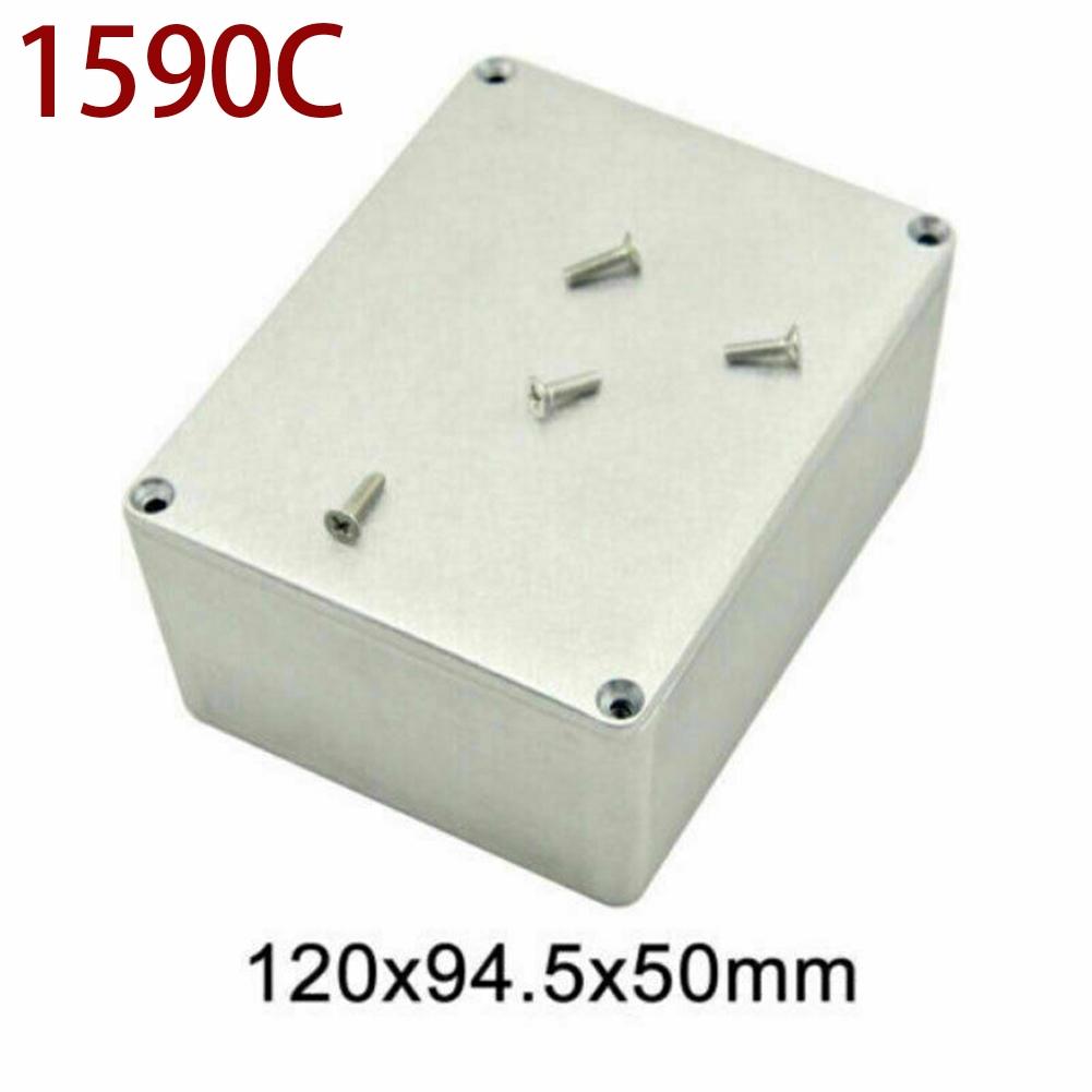 Carcasă Metalică Electrică Argintie Carcasă Capac Instrument Înălțime Mm