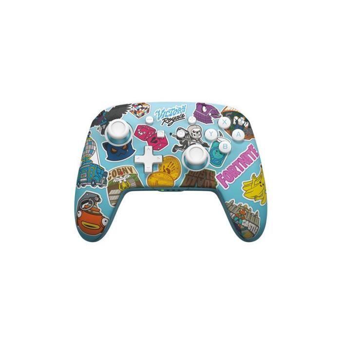 Manette De Jeu - PowerA - Sticker Mania - Multicolore - Sans Fil - Nintendo Switch