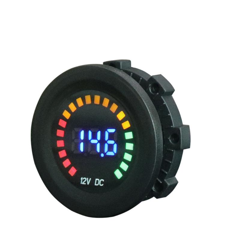 DC 5V-36V Universal Car Voltage Motorcycle Boat LED Digital Voltmeter Panel Volt Meter Monitor Gauge Display Car Accessories