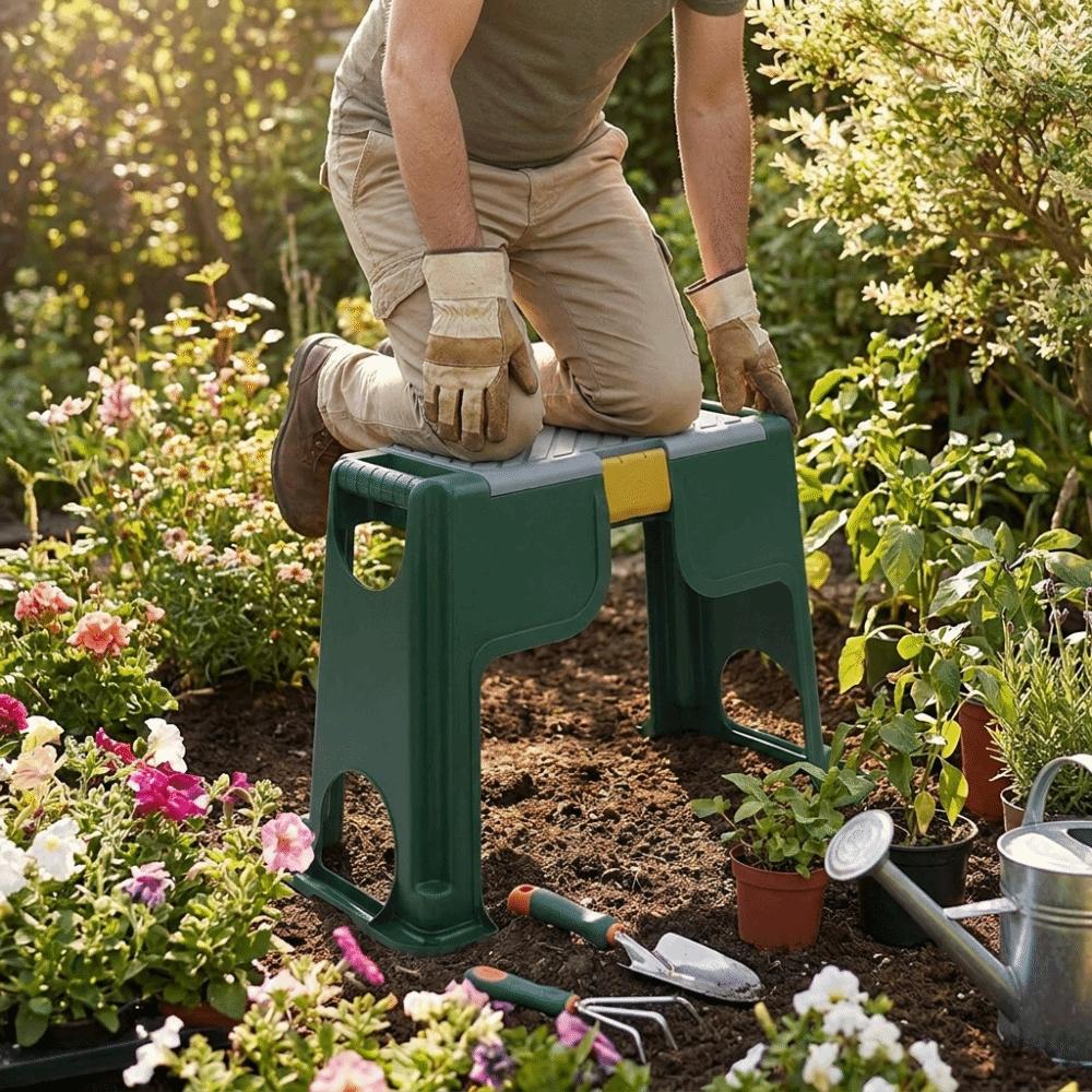 Sgabello da Giardinaggio Portatile Panca Pieghevole per Ginocchiarsi Sgabello Professionale per Ginocchiarsi Lavori di Giardinaggio