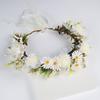 Flower Wreaths Garland Crown Diadem Wedding Baroque Hairband Hair Girl Flower Crown Bridal Headband Fairy Princess Hair Tiaras