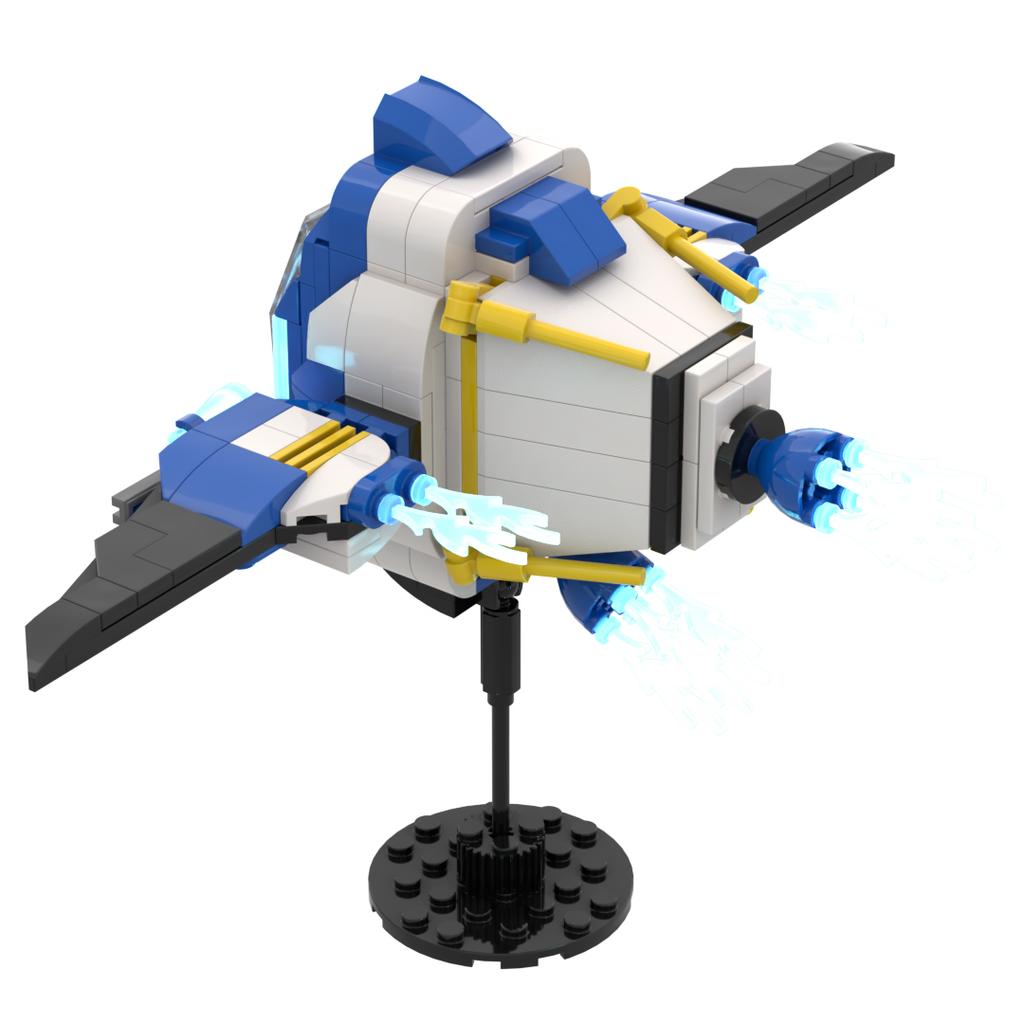 MOC Subnautic-a Seamoth Vehicle Submarine Building Blocks Deep Sea Exploration Tadpole Sea Toys for Educational Toy Xmas Gift