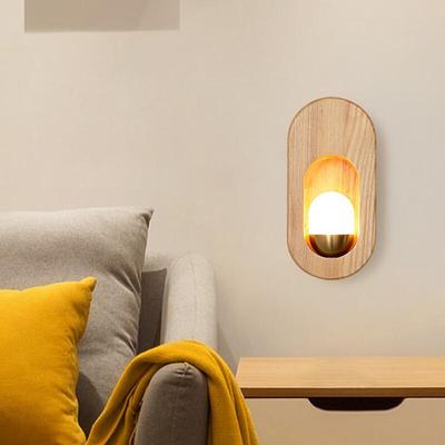 UOSU Modern Nordic LED Solid Wood Wall Lamp