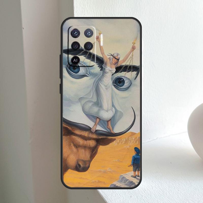 Salvador Dali Art For OPPO A80 A60 A40 A5 A6 Pro A15 A17 A57 A16 A76 A96 A18 A38 A58 A78 A98 A54 A74 A94 Case
