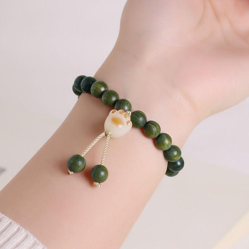 Buddhist Bead Bracelet Lotus for Male and Female Couples Sen Tie Around the Finger Soft Single Circle