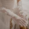Mesh Bridal Gown Mittens Bowknot Wedding Bridal Gloves New Performance Gloves  Party